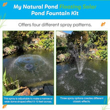100W Floating Solar Pond Fountain Pump Kit for Ponds Deeper Than 3 Feet and At Least 10 Feet Wide