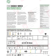 Original DSE8660 MKII Synchronizing Diesel Generator LCD Controller Module