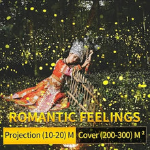 Dynamic Firefly Light Projector, Firefly Garden Lights Star Projector Christmas Lights, Adjustable Speed & Angle, 10-20m Projection and Up To 300㎡ Coverage, for Holiday, Party, Wedding, Garden House