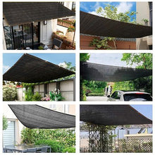 HQQMNY Awning Shade Net, Sun Net with Eyelets, 90% Shading Rate, Shade Net, Garden Umbrella, Privacy Screen for Garden, Plants, Greenhouse (Black,19m x 20m)