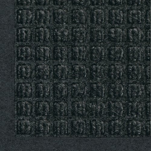 M+A Matting - 280540068 WaterHog Fashion Commercial-Grade Entrance Mat, Indoor/Outdoor Charcoal Floor Mat 8' Length x 6' Width, Charcoal by