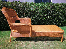 Casual Decor by Kaven Sahara Outdoor Resin Wicker Chaise Lounge (Walnut)