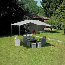 Patio Paradise 15' x 30' Waterproof Shade Cloth with Grommets, 260GSM Sun Shade Sail Rectangle Screen Fabric Patio Cover Pergola Shade Replacement Canopy for Outdoor Garden Backyard, Light Gray