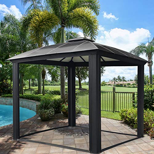 Paragon Outdoor Premium 12' x 12' Cambridge Hard Top Gazebo Aspen
