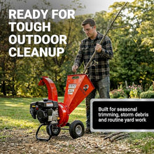 GreatCircleUSA Mini Wood Chipper Shredder Mulcher Ultra Duty 7 HP Gas Powered 3" Inch Max Wood Capacity EPA/CARB Certified Aids in Fire Prevention and Building Firebreaks