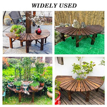BXKCFYBSQ Semi-Circular Tree Bench,Outdoor Patio Furniture Seat,Wooden Garden Stool,Romantic Garden Feature,Shape Extends Infinitely,for Park Lawn