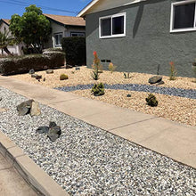 Landscape Rock and Pebble | 2000 Pounds | Natural, Decorative Stones and Gravel for Landscaping, Gardening, Potted Plants, and More (Glacier, 3/8 Inch)
