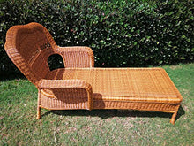 Casual Decor by Kaven Sahara Outdoor Resin Wicker Chaise Lounge (Walnut)