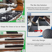 Various Sizes Snow Melting Mat, Residential Snow Melting Heated Walkway Mat, 110V Ice and Snow Melting Mats w/1.8m Power Cord, Slip-Proof, Melts 2 in o of Snow Per (1pcs-60x360cm/(23.6x142in))