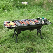 Portable Charcoal Grill Outdoor BBQ Grills Cooking Stainless Steel Folding Camping Grill for Campfire Picnic Hiking Grill Tool