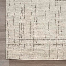 Nourison Andes Abstract Area Rug 9' x 12' Ivory Grey