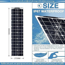 KZZAAO 400 Watt Solar Panel Kit, 2 × 200 Watt Flexible Solar Power Panel Photovoltaic Module with 40A Solar Charge Controller
