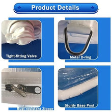 Inflatable Pool Cover Dustproof Transparent Tent for Outdoor and Home Swimming Pools Water Quality Inflatable Protective Cover(6x3x3m)