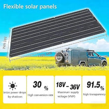 KZZAAO 1000W Flexible Solar Panel Kit 2 * 500 Watt Solar Panel with Charge Controller Monocrystalline Solar Panels Photovoltaic Module