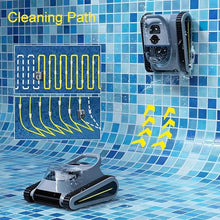 Cordless Robotic Pool Cleaner with 7800 mAh Battery, 2.6L Trash Box, Climbing Walls Function, for In-Ground Pools up to 1291 Sq.Ft (0.5-3m Depth)
