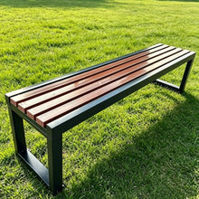 Vttui Patio Bench, Backless Patio Bench, Outdoor Park Bench 120cm