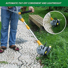 Rotary Mowers 600W Lawn Mower,Adjustable Strimmer Cutting, 29Cm Cutting Width with Auxiliary Handle,Portable Lawn Mower fo. GINOLEI
