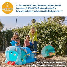 ECR4Kids Willow Climb-N-Crawl Whale Junior Play Structure Blue