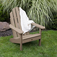 Highwood Classic Westport Adirondack 6pc Set, 4 Chairs & 2 Folding Side Tables Woodland Brown