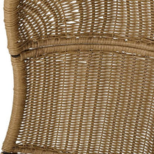 Christopher Knight Home Mariaz Hanging Basket Chair with Cushion, Outdoor Indoor Basket Chair, Boho Garden Rattan Lounger Porch Swing Furniture, Modern Patio Decor, Brown+Gray