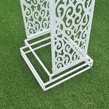 MELPHI Garden Arch Arbor Trellis for Climbing Plants Outdoor, Yard, Garden, Climbing Plants with Decorative,Outdoor Wedding Arch