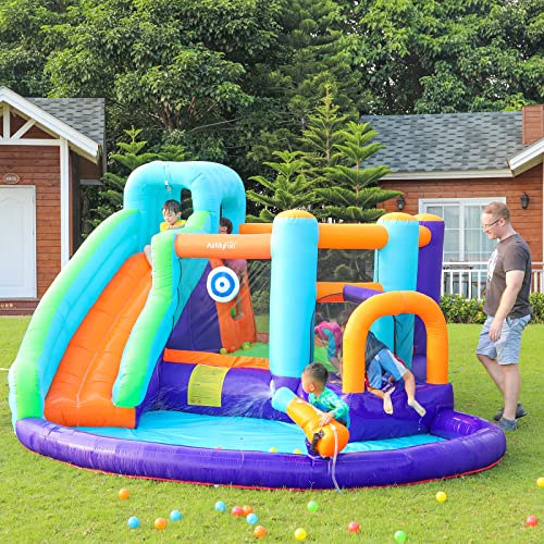AirMyFun Inflatable Water Slide Orange