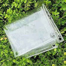 Soft Glass Clear Tarp Cover, Transparent Tarpaulin Waterproof, Balcony Plastic Plate Dust Cover, Foldable Pvc Material, Tear-proof And Wind Protection Boat Tarp, For Cover Gardens Plants, Greenhouses,