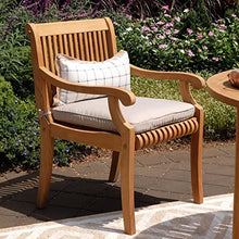 Cambridge Casual Mosko Teak Wood 5 Piece Outdoor Dining Set with Seatpad