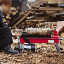 Electric Log Splitter, Hydraulic Wood Splitting Machine with Foot Switch, Suitable for Firewood and Forestry Harvest