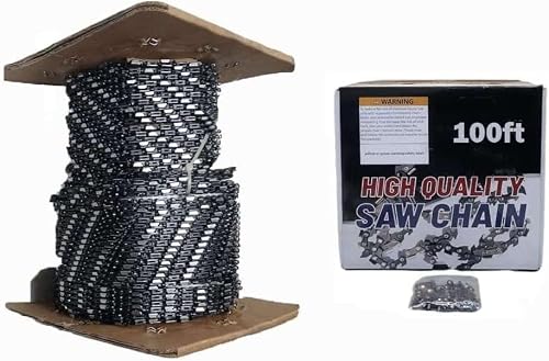 Semi-Chisel Chainsaw Chain 3/8 Pitch .063 Gauge 100 Foot Roll 36RMC 75DGX100U A3EP100U