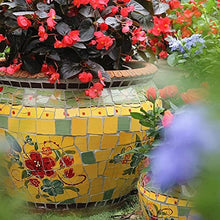 XYIANG Artistic Color Painting Pattern Planter Creative Animal Little Mexican Colored Ceramics Outdoor Flower Pot Vintage Garden Patio Balcony Decor Plant Pot Hallway Corridor P (Green 51 * 39CM)