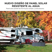 EF ECOFLOW 110W Portable Solar Panel, Foldable with Carry Case