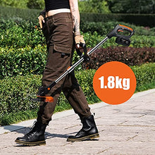 AMYYTL Electric Lawnmower Powerful 1800W Cordless Portable Rotary Lawnmower Telescopic Adjustable Lightweight Pruning Tools for Weeding Your Garden Lawn 1 Battery u