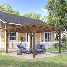 Wood Pergola Kit - Rustic Garden Shade Structure
