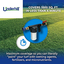 Underhill LiquidPro Applicator Gun Hose Sprayer, Wetting Agent and Lawn Micronutrient Fertilizer with Cloudburst Nozzle, Heavy-Duty, A-LPWA50K, Black