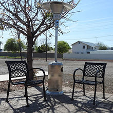 AZ Patio Heaters Commercial Patio Heater in Stainless Steel with 33" Shield