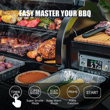 Z GRILLS 7052B Wood Pellet Grill and Smoker with WIFI Smart Home Technology, PID Controller, 709 sq. in Black