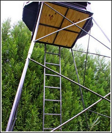 Hughes HP-67001 Hunting Box Blind & HP-67058 Adjustable Tower 5'-8'
