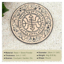 Garden Stepping Stone,Decorative Stone for Garden, Garden Stepping Stone, Outside Paving Stone Kits, for Lawn Pathway(29cm (11 3/8"))
