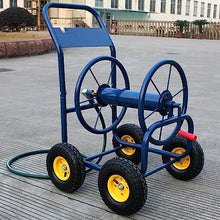 Hose Pipe Holder Garden Hose Reel Cart with Wheels for Outdoor, Yard Water Planting Truck , 490 Feet of 1/2 Inch Large Capacity Hose Reel Cart, Heavy Duty Patio Lawn Garden Watering Equipment Cart Hos