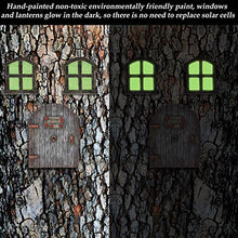 A1DFDFGOQSFG Miniature Fairy Gnome Window Door Elf Home for Yard Art Garden Sculpture Statues Decor Outdoor Fairy Garden