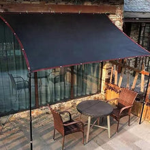 HQQMNY Awning Shade Net, Sun Net with Eyelets, 90% Shading Rate, Shade Net, Garden Umbrella, Privacy Screen for Garden, Plants, Greenhouse (Black,5m x 17m)