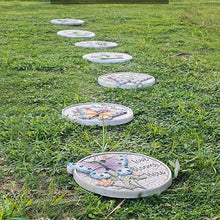 Etlegor Lawn Stepping Stones, Cement Butterfly Decorative Stone Bright Color Memories Pavers Outdoor for Garden/Shopping mall/Villa/Courtyard (Color : 3PCS, Size : 25cm)