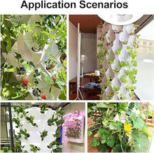 RWGOVLU Hydroponic Growing Kits 80 Holes Vertical Hydroponics Tower Automated Aeroponics, Indoor Garden Food-Grade PVC-U Pipes Hydroponic Planting Equipment with Pump, Ideal Gardening Gift