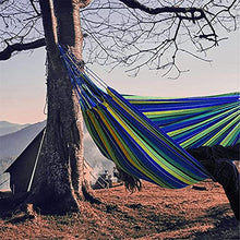 YRHH Portable Outdoor Canvas Hammock Stand, Camping Swing Hanging Bed, Outdoor Garden Furniture Hammock-A||with Support