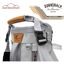 Sun Mountain 2023 Mid Stripe Golf Stand Bag White-Cadet-Brick