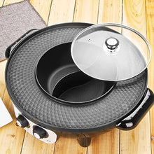 Hot Pot Barbecue Integrated Pot Home Smokeless Electric Barbecue Pan Roaster Electric Grill Kitchen Appliances