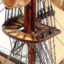 Old Modern Handicrafts Large HMS Surprise Model Ship with Floor Display Case Multi Color