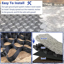 LWJQRSP Ground Grates, Parking Grid Pavers, Gravel Stabilizer Honeycomb for Foundat Work & Landscaping (6x9m/20x30ft) - & Versatile Solut