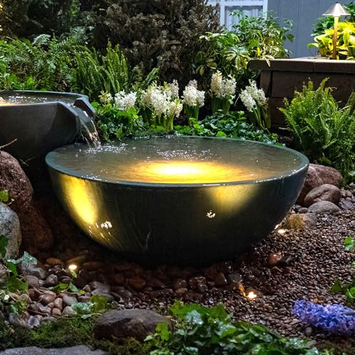 Aquascape 40-Inch Spillway Basin for Pond and Garden Water Features Green/Patina